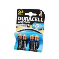 4 piles Duracell LR6/MX1500 AA Ultra Power